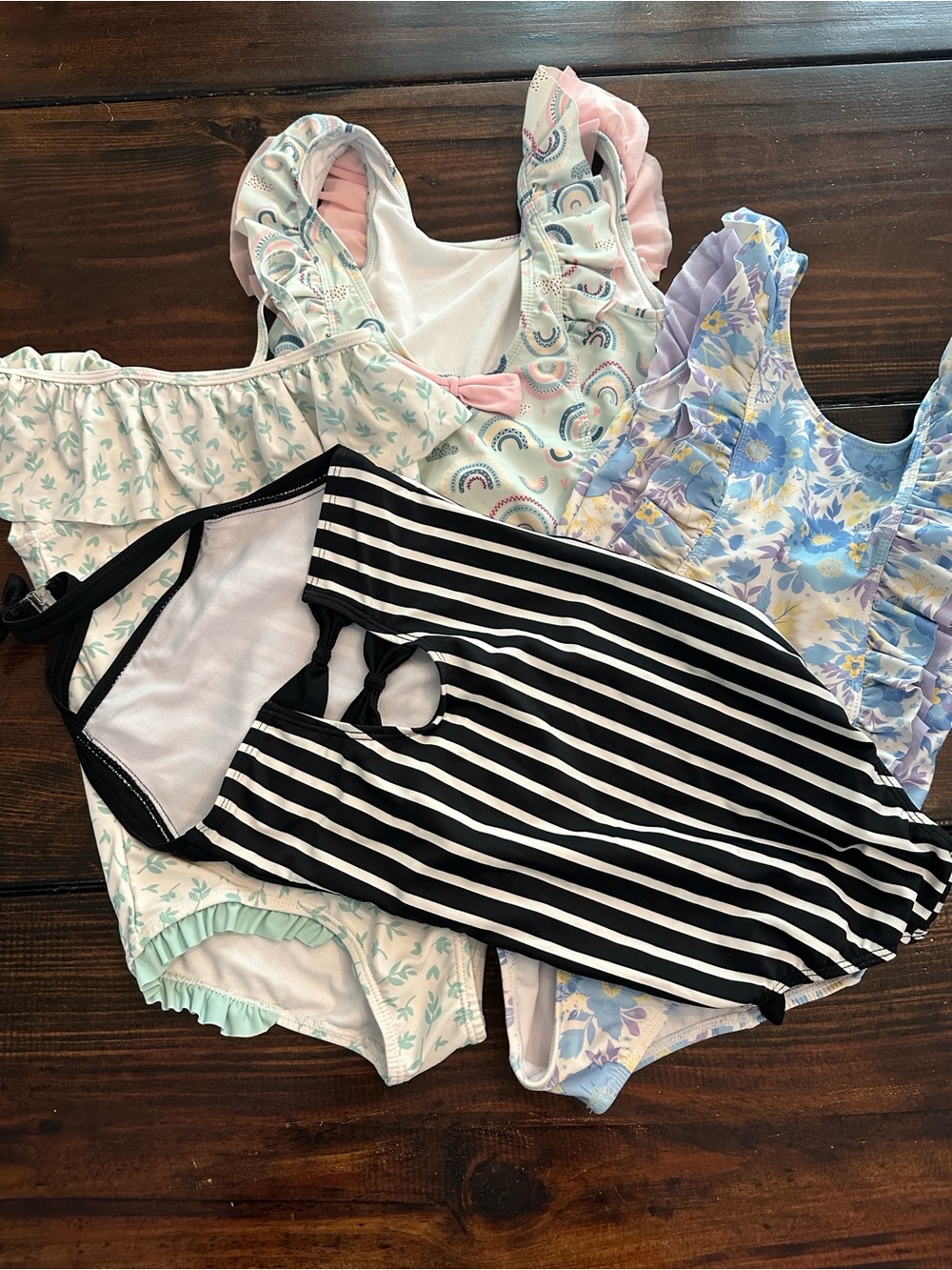 Ruffle Butts kids one-piece 10 swimsuit bundle
